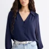 ADAME Blue Blouse