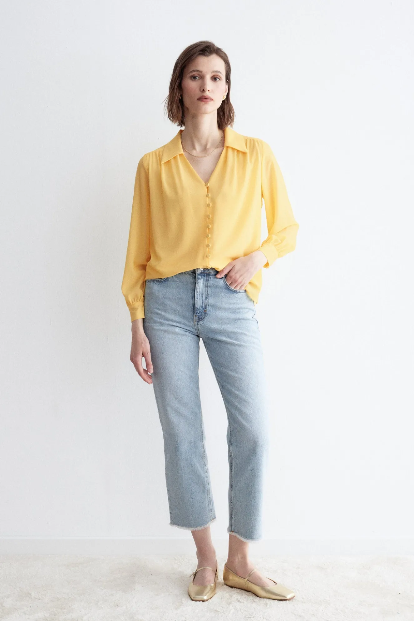 ADAME Lemon Blouse