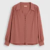 ADAME Nude Blouse