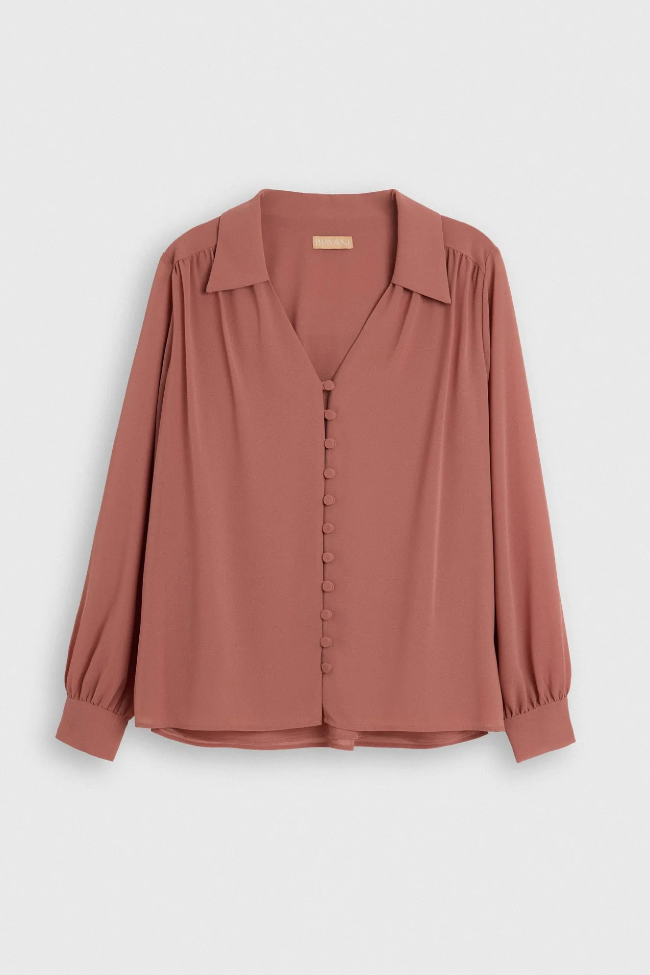 ADAME Nude Blouse