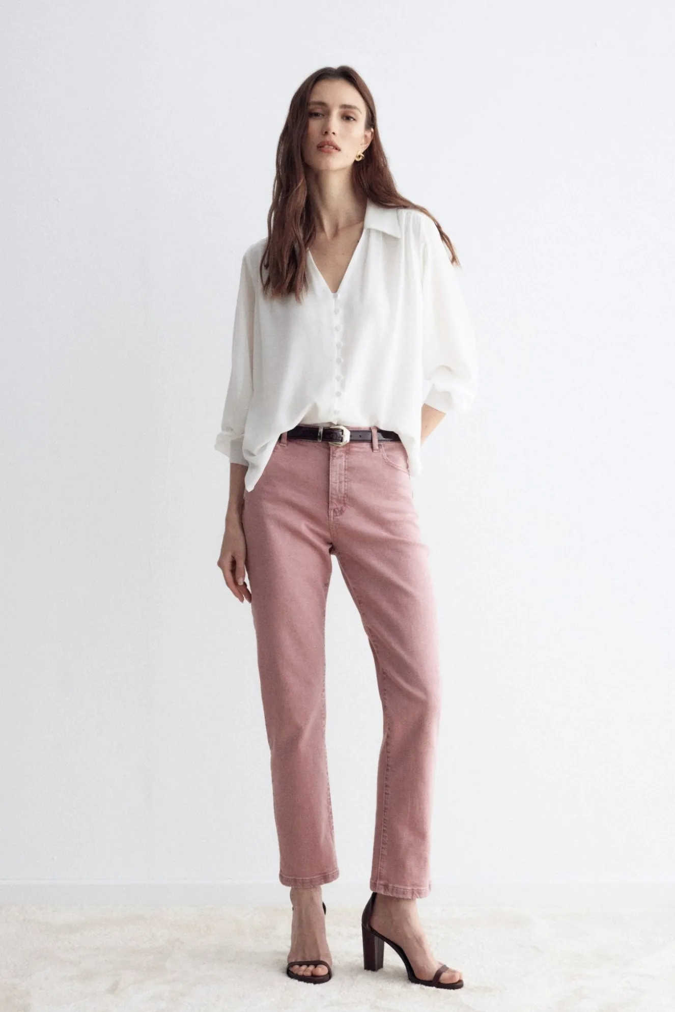 ADAME White Blouse