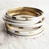 ADRIEL White Bracelet Set