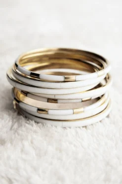 ADRIEL White Bracelet Set