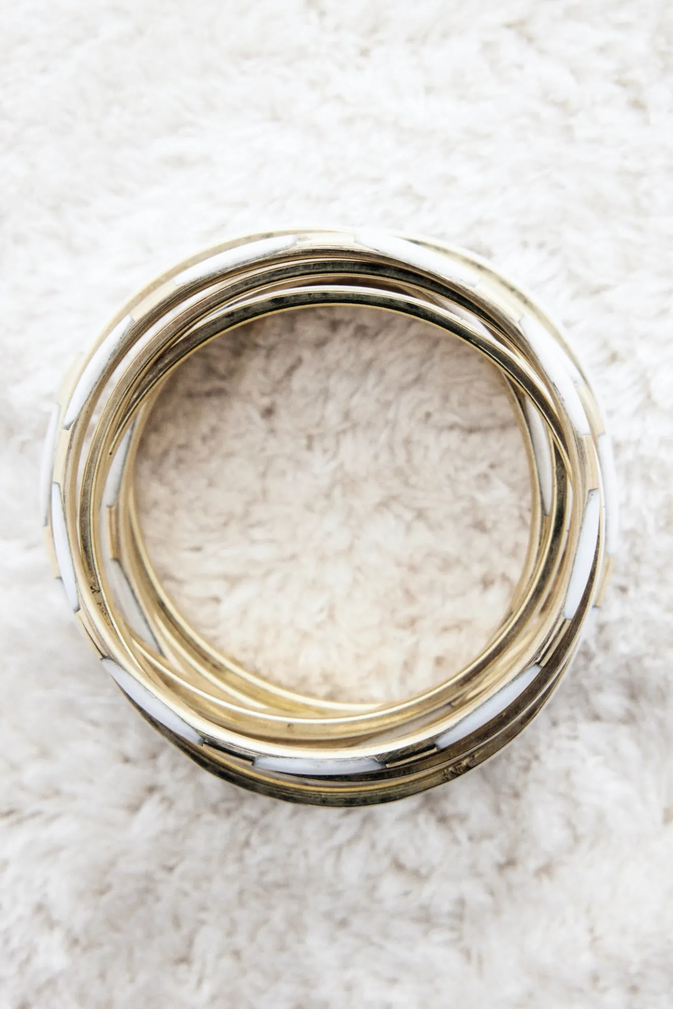 ADRIEL White Bracelet Set