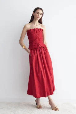 AGNES Red Skirt