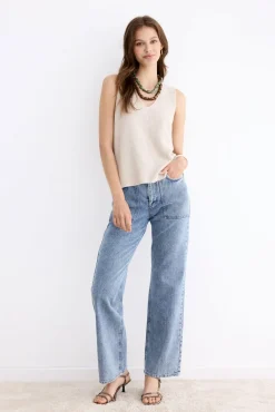 AKARI Beige Top