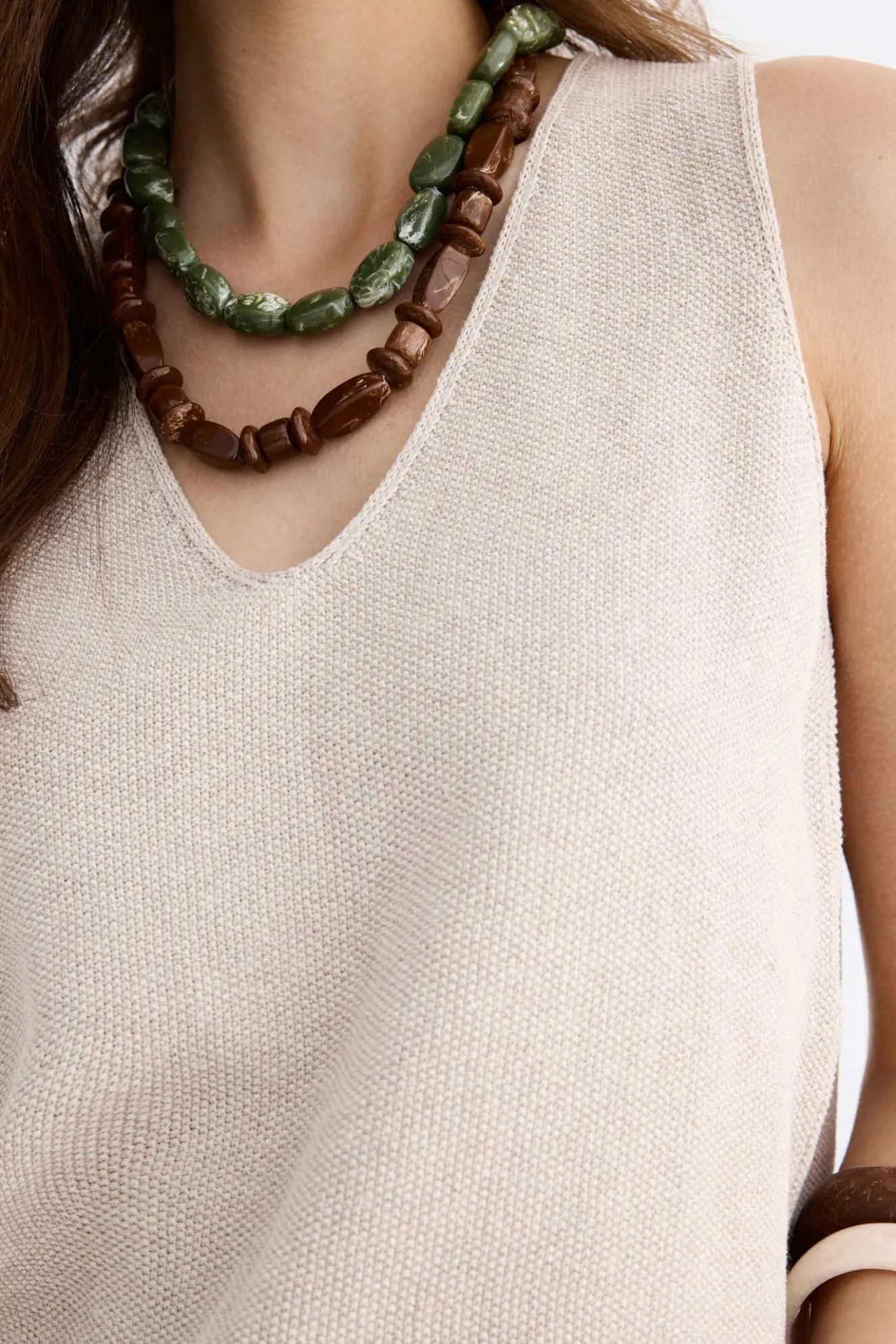 AKARI Beige Top