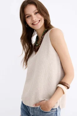 AKARI Beige Top
