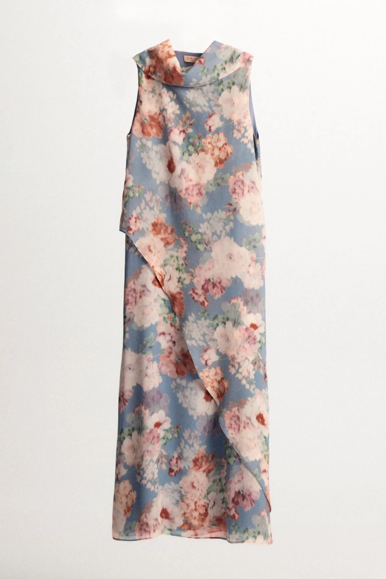 ALIZEE Print sky dress