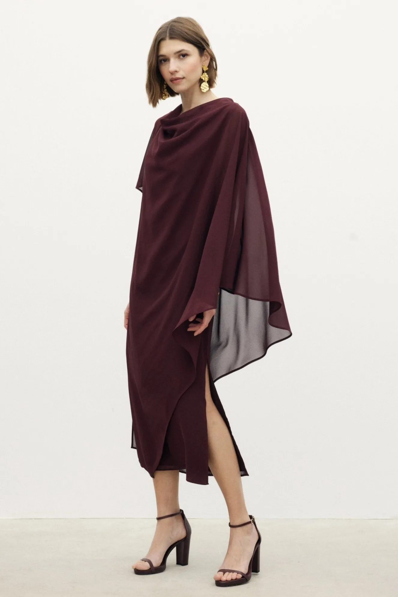 AMALFI Burgundy Dress