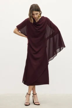 AMALFI Burgundy Dress