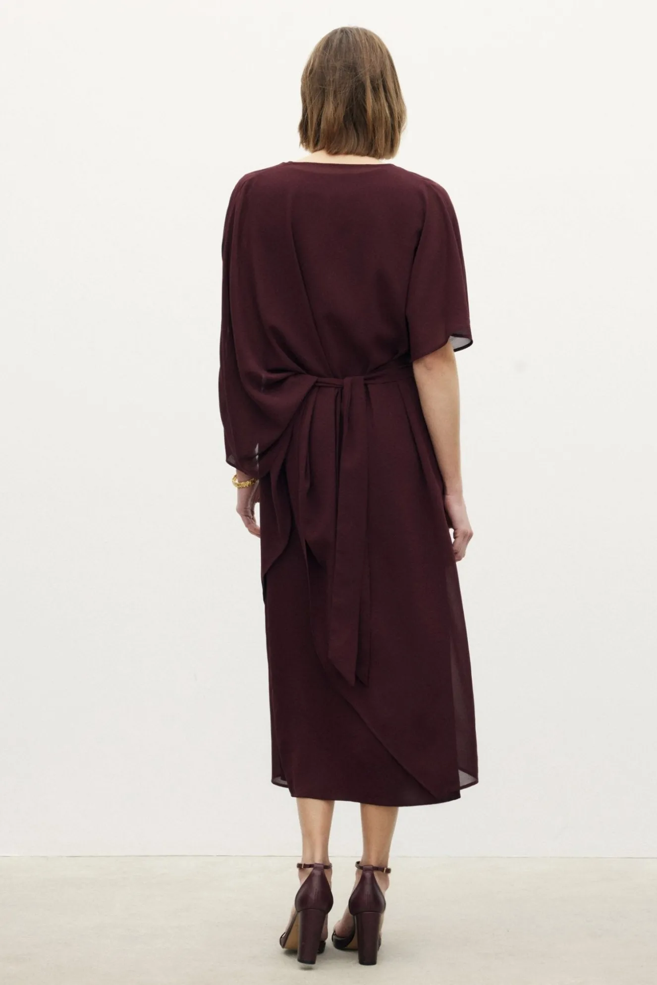 AMALFI Burgundy Dress
