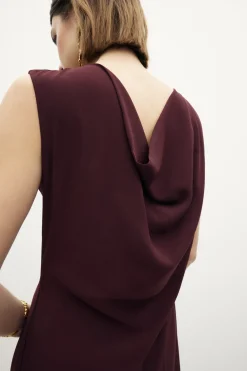 AMALFI Burgundy Dress