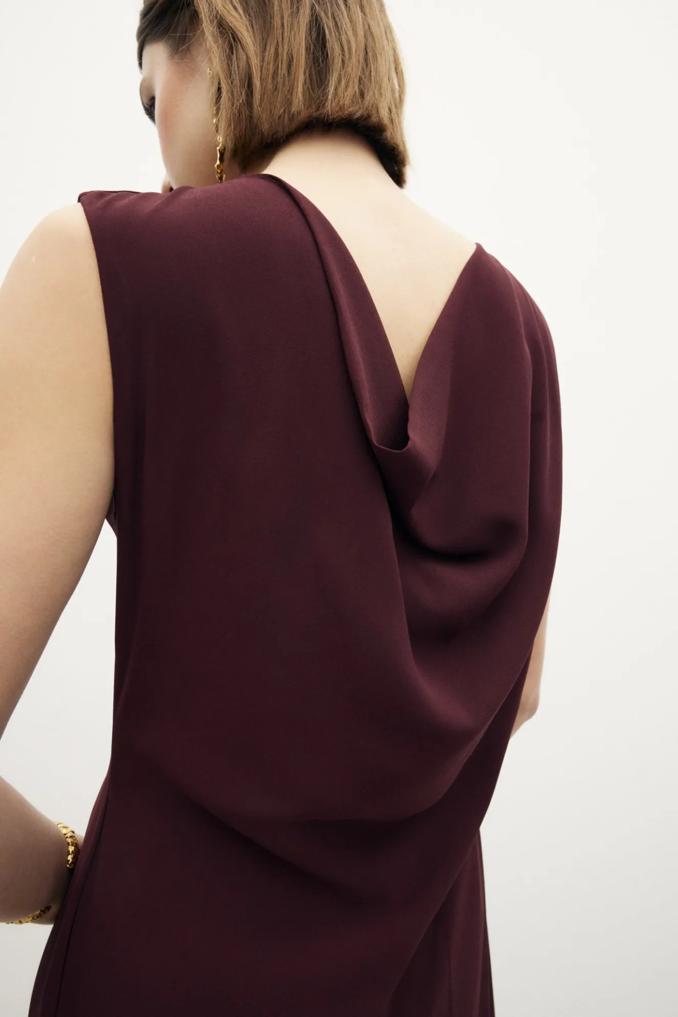 AMALFI Burgundy Dress