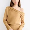 AMANDA Gold Blouse