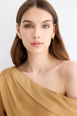 AMANDA Gold Blouse