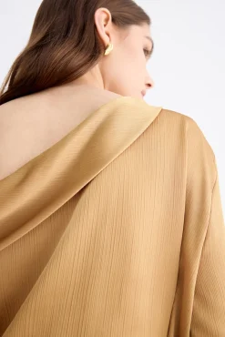 AMANDA Gold Blouse