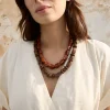 ANTAL Burnt necklace set