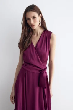 ANTONELLA Grape Dress