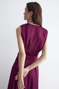 ANTONELLA Grape Dress