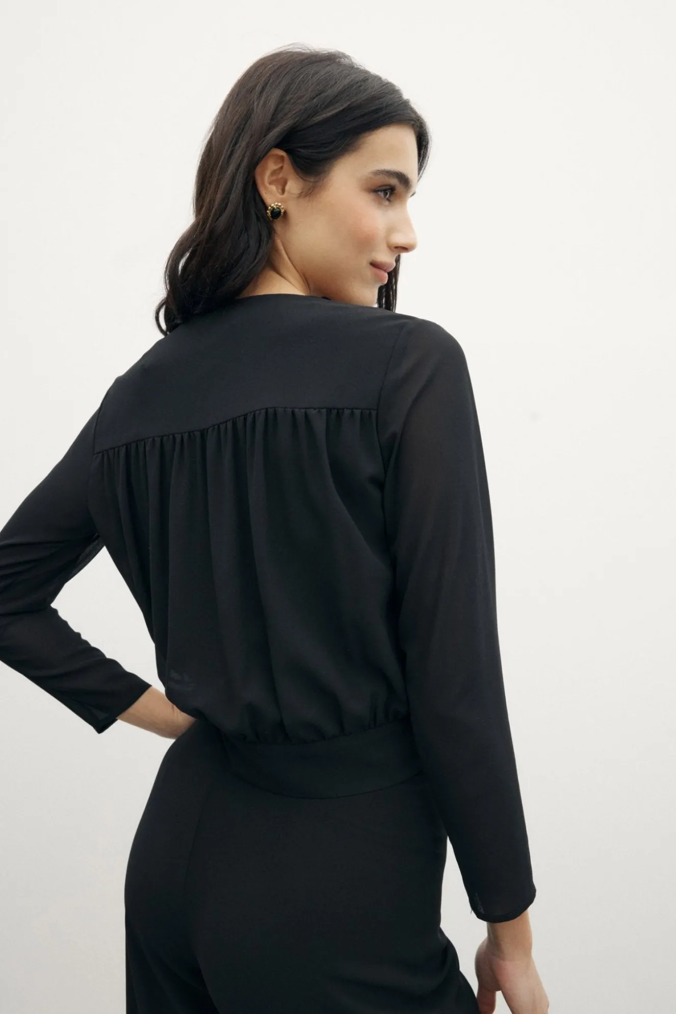 ATRANI Black Blouse