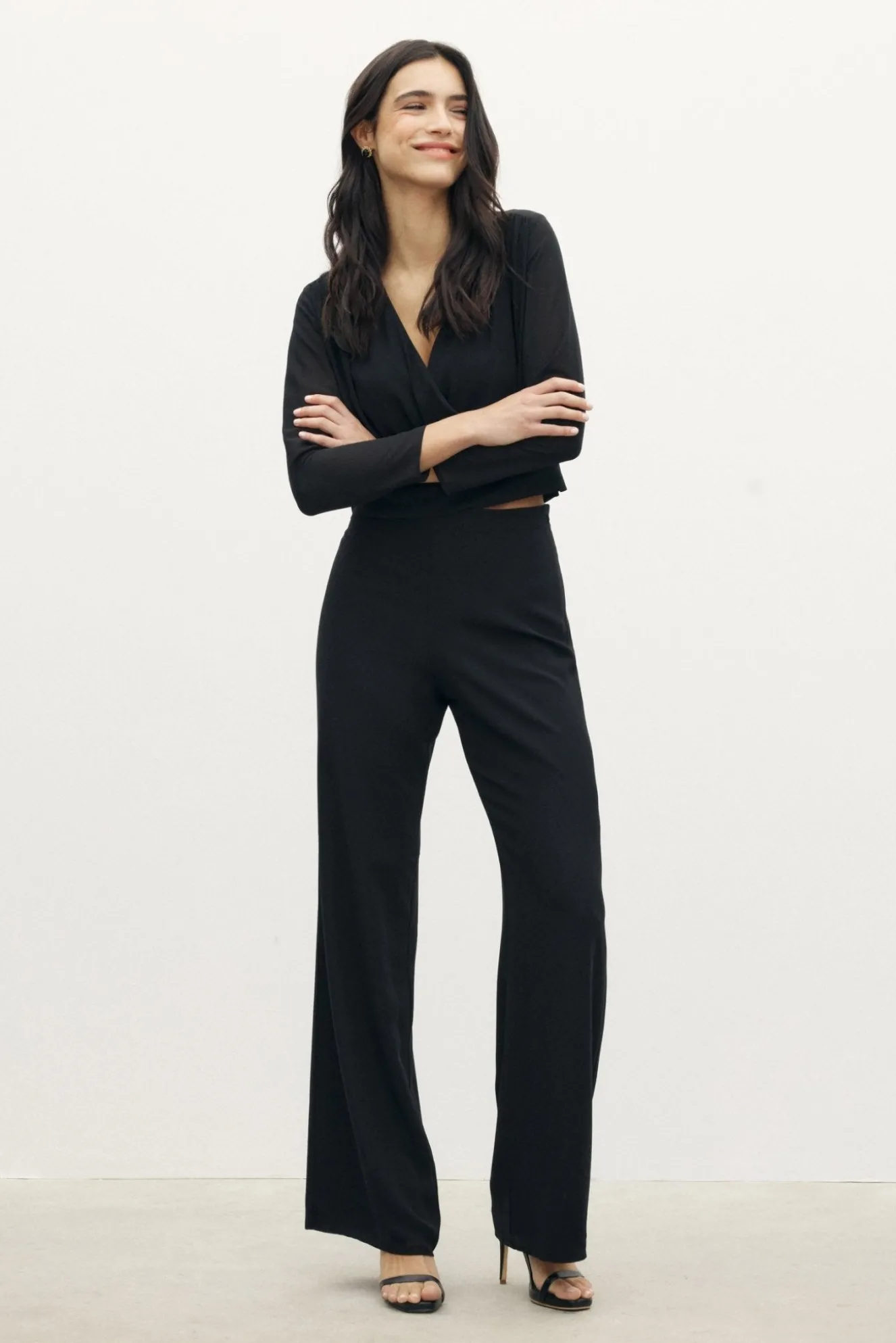 ATRANI Black Blouse