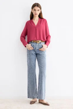 Avani Blouse Cherry