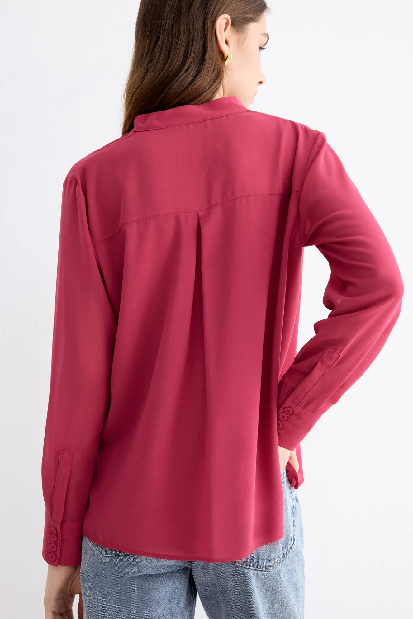 Avani Blouse Cherry