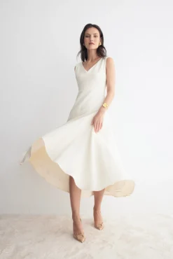 BARITA Beige Dress