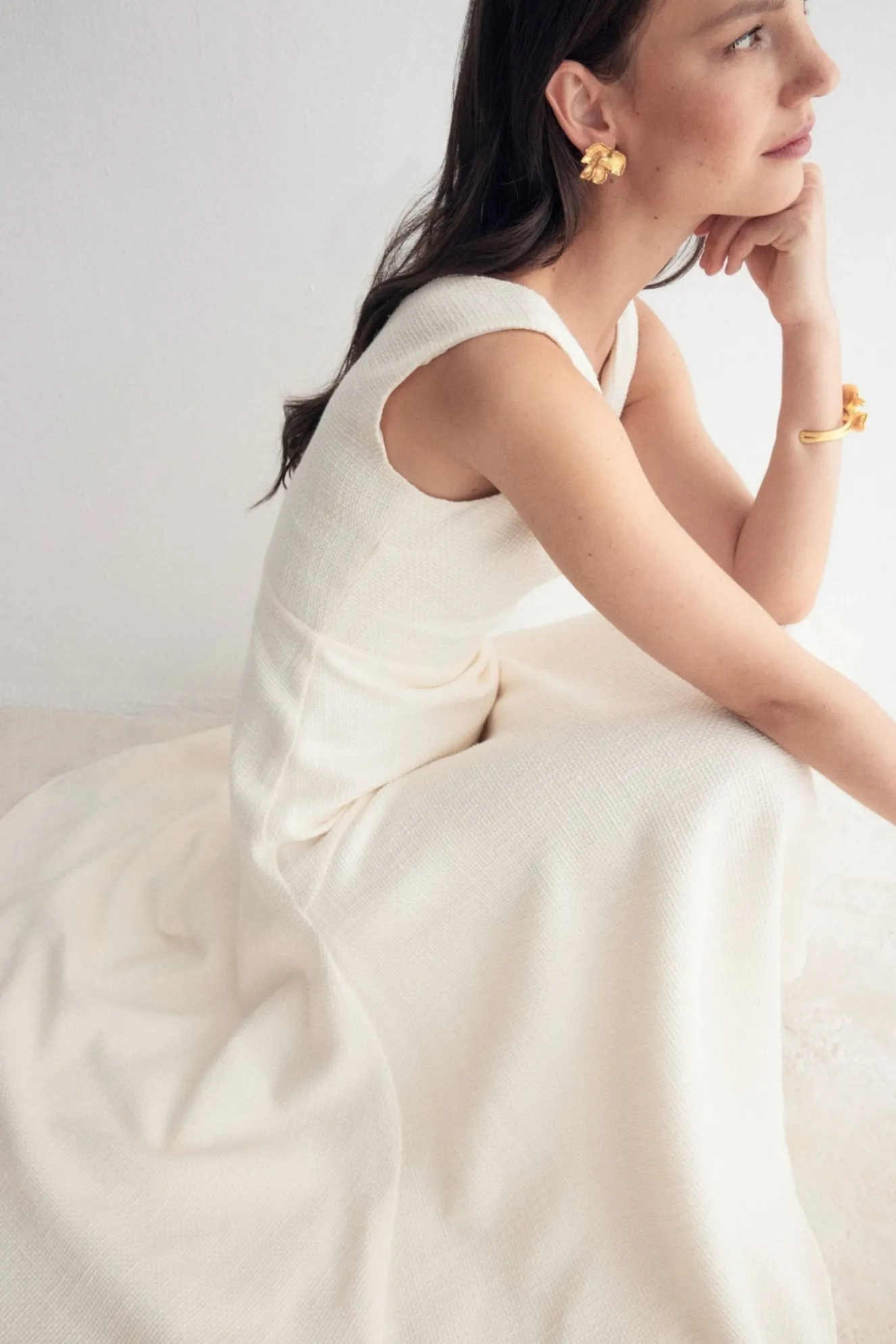 BARITA Beige Dress