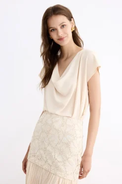 BAYAMO Beige Blouse