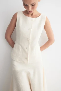 Beige JASPE Skirt