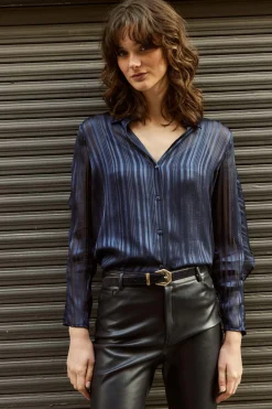 BELLA Blouse Navy