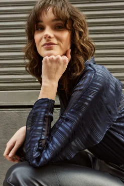 BELLA Blouse Navy