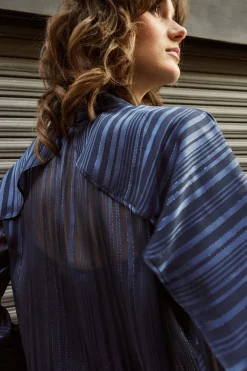 BELLA Blouse Navy