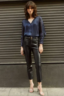 BELLA Blouse Navy