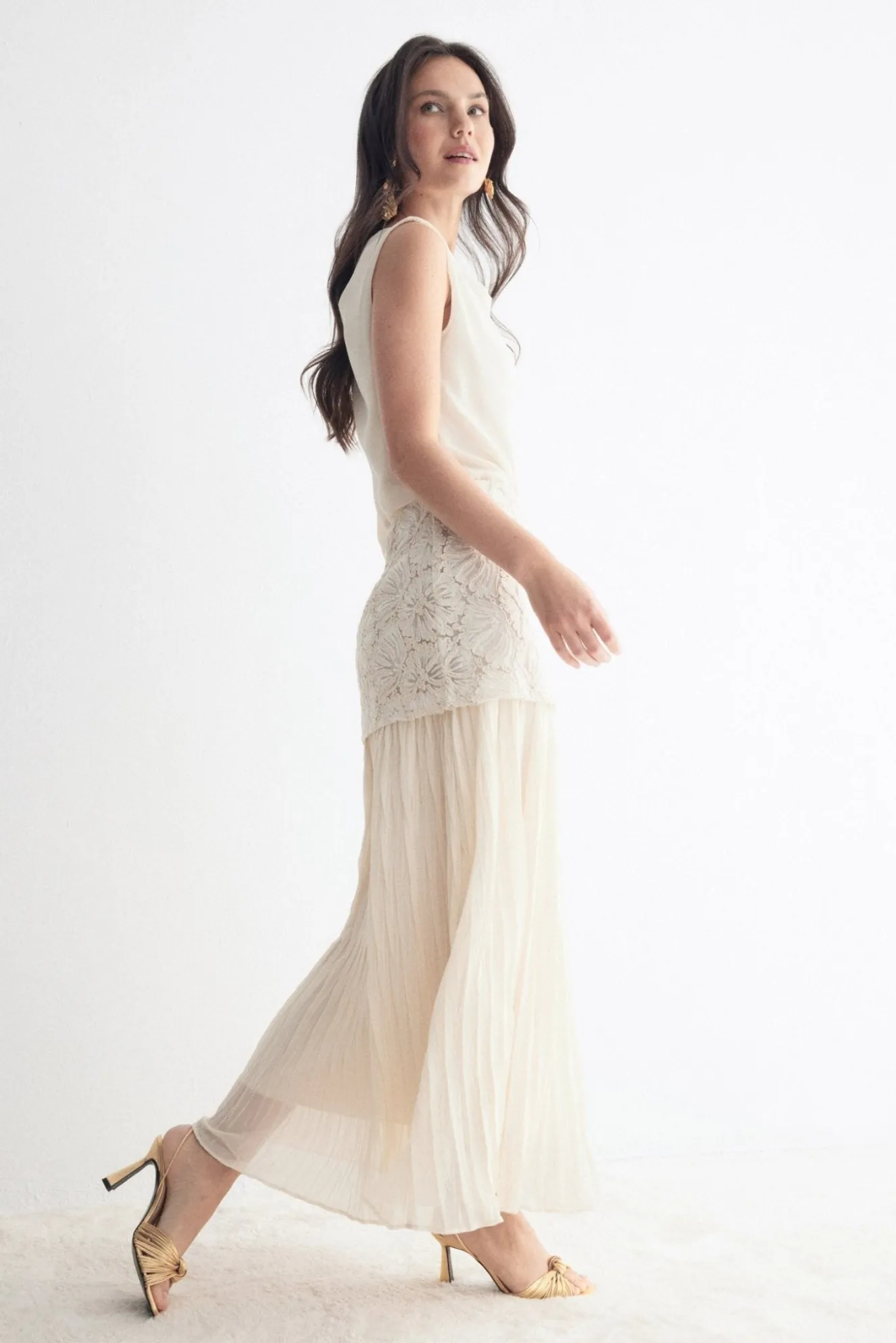 BERILO Beige Skirt
