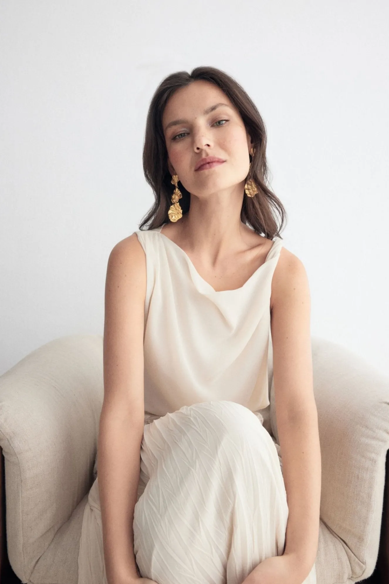 BERILO Beige Skirt