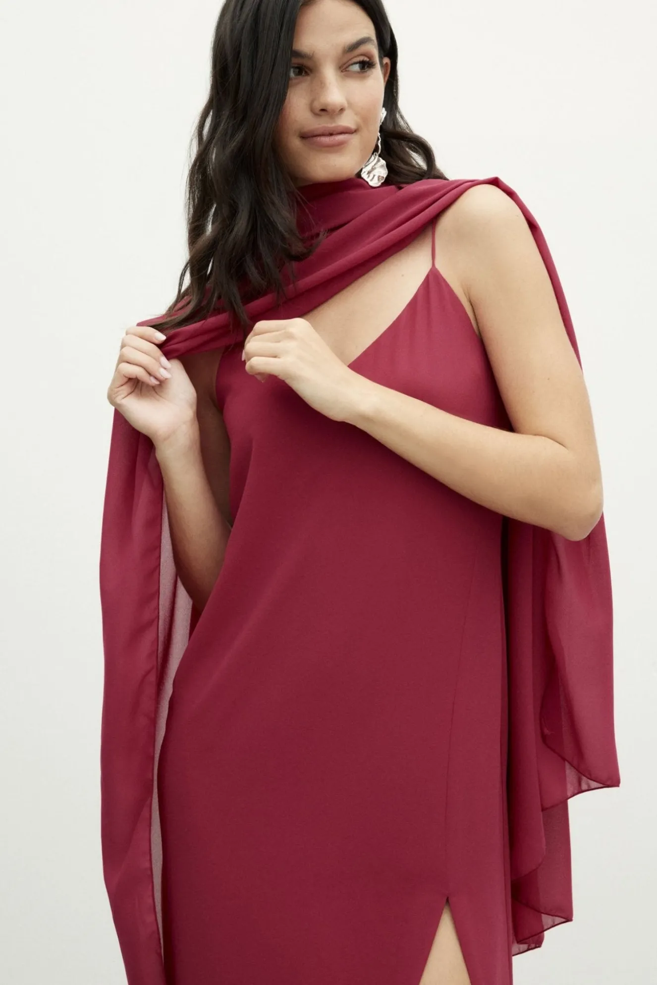 BIMANI Cherry Scarf