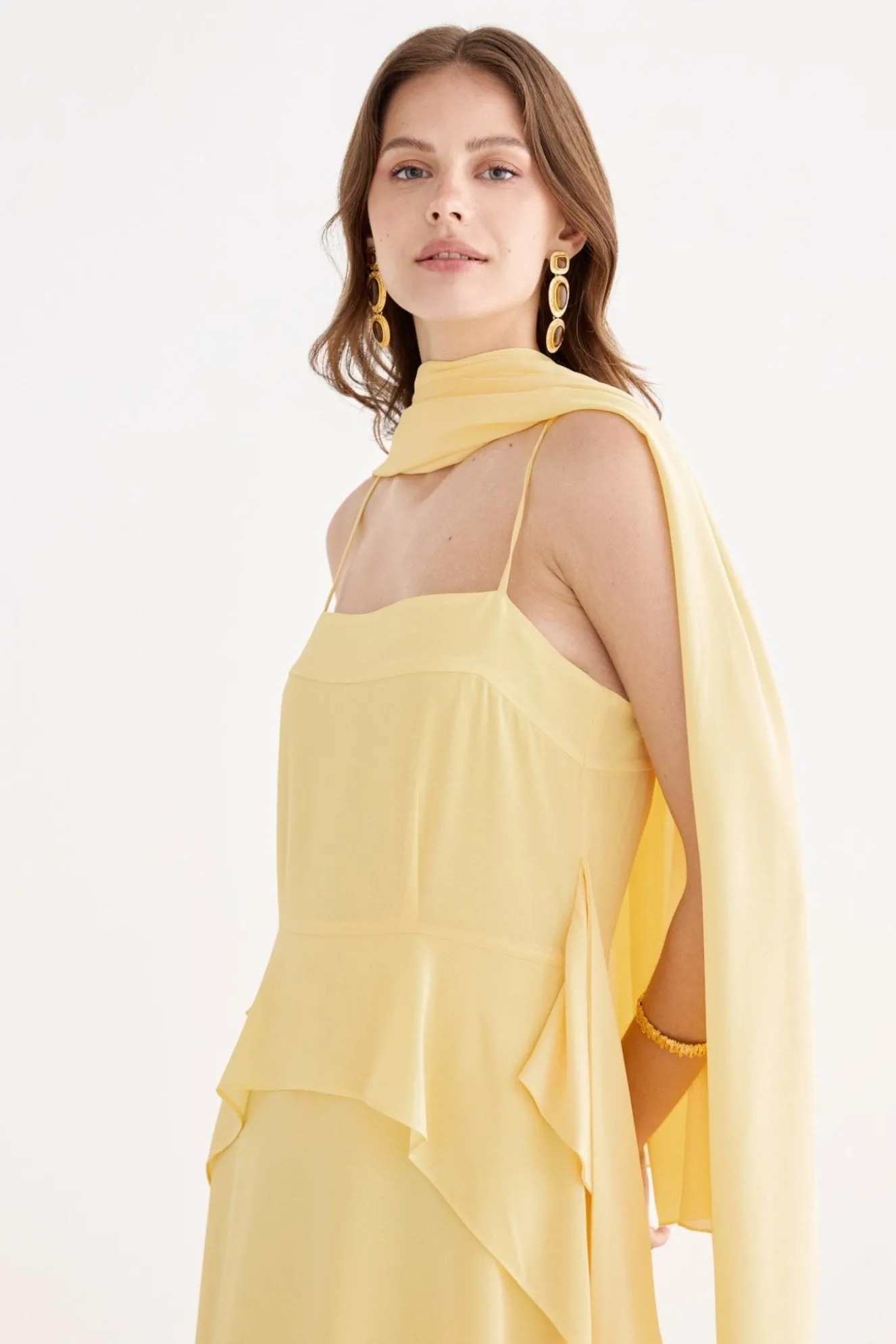 BIMANI Lemon Scarf