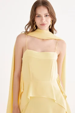 BIMANI Lemon Scarf