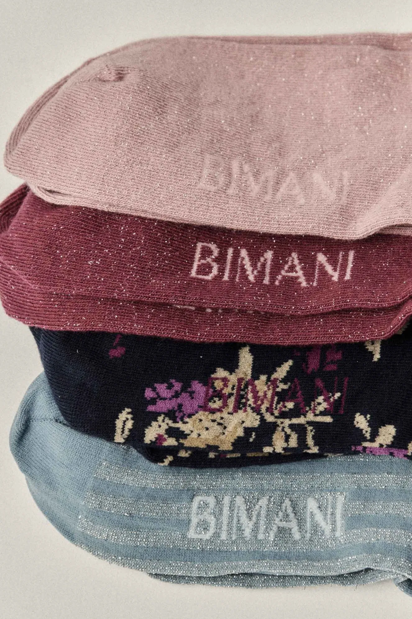 BIMANI Print Blue Sock