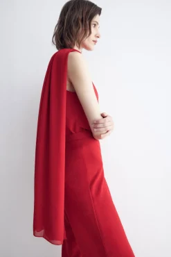 BIMANI Red Scarf