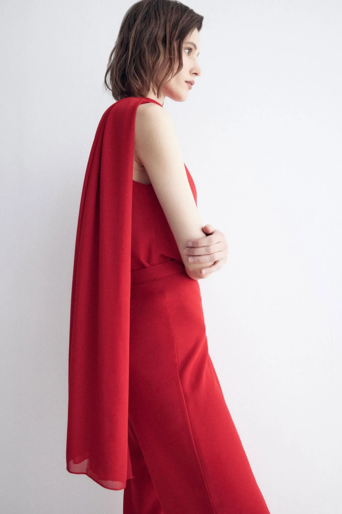 BIMANI Red Scarf