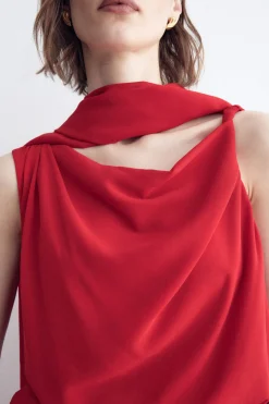 BIMANI Red Scarf