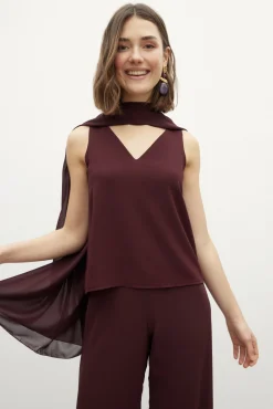 BIMANI Scarf Burgundy