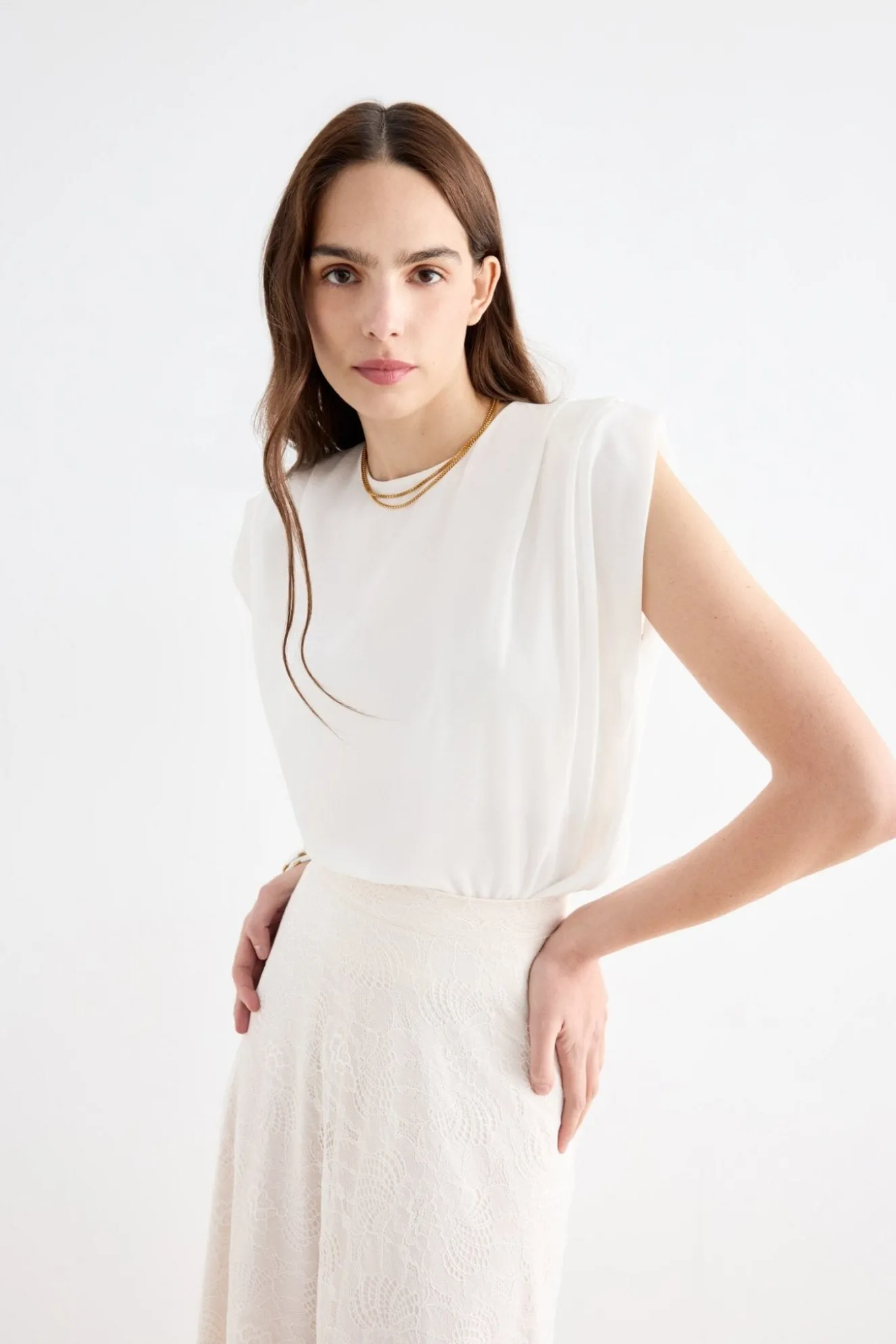 BIRMINGHAM Blouse White