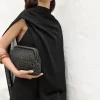 Black Knitted Poncho for Women - BIMANI
