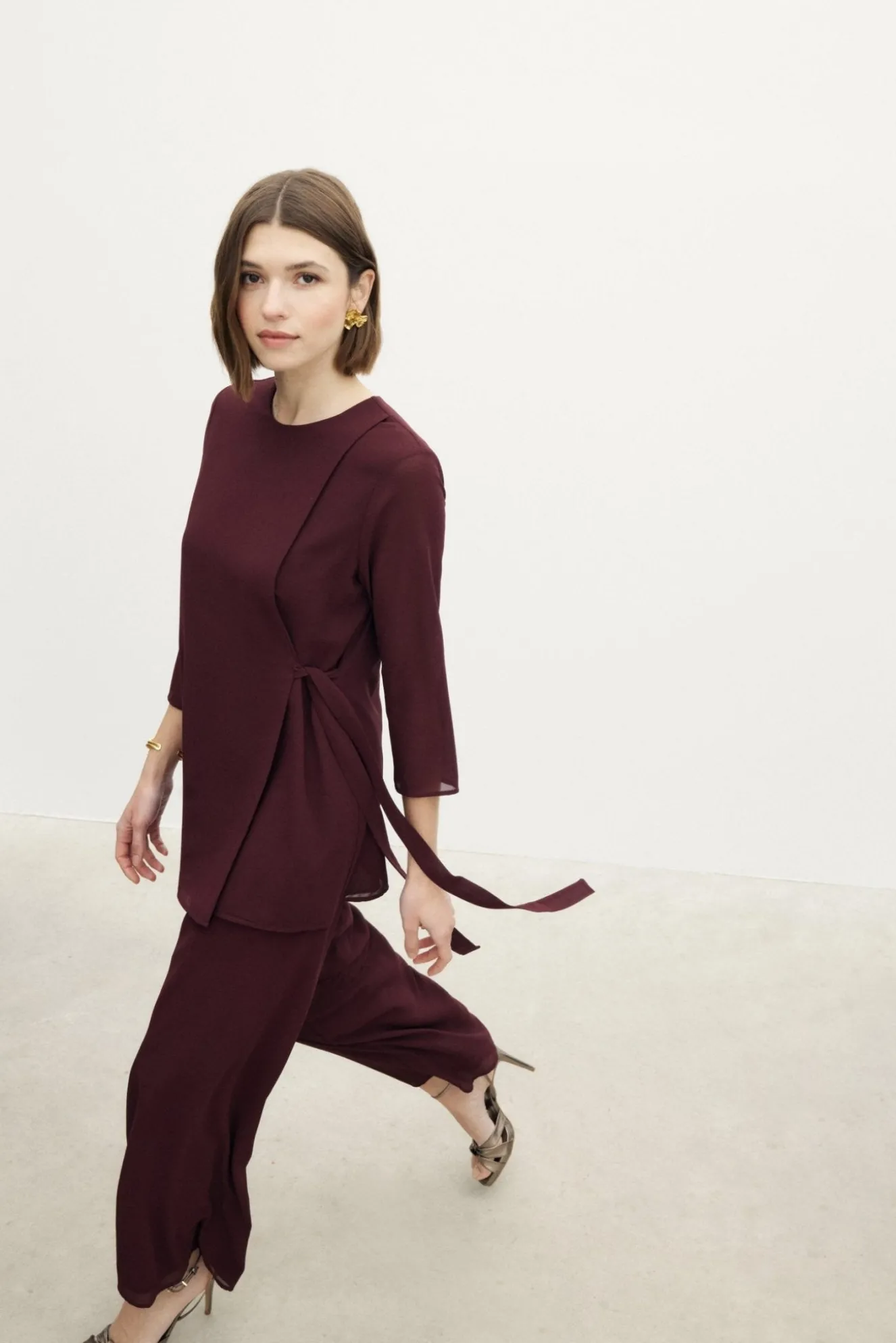 Blouse QUITA Burgundy