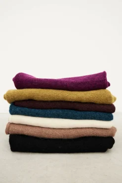 Blue MOHAIR Poncho for Women - BIMANI